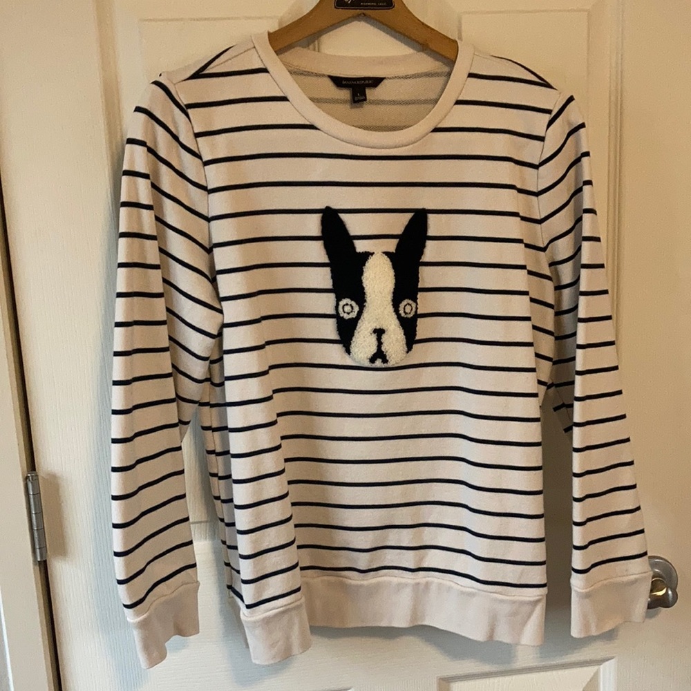 Banana Republic Puppy Sweatshirt - L